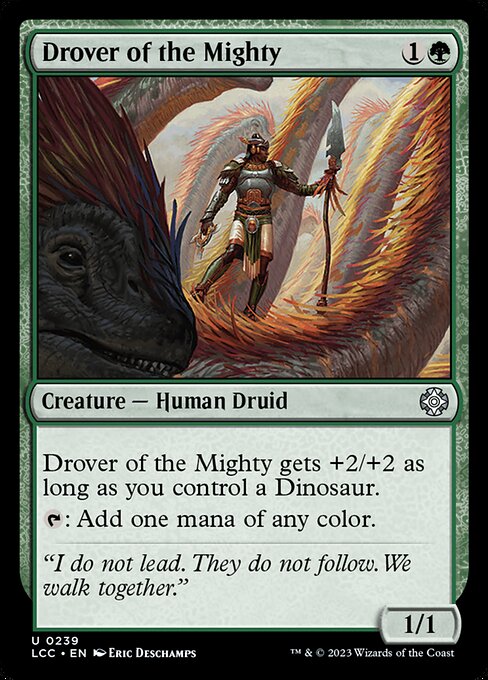 Drover of the Mighty - The Lost Caverns of Ixalan Commander Uncommon Card