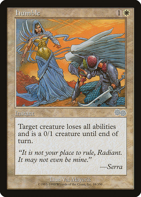 Humble - Urza's Saga Uncommon Card