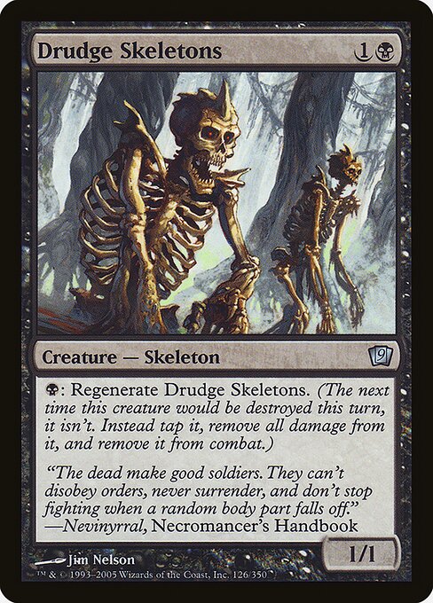 Drudge Skeletons - Ninth Edition Uncommon Card