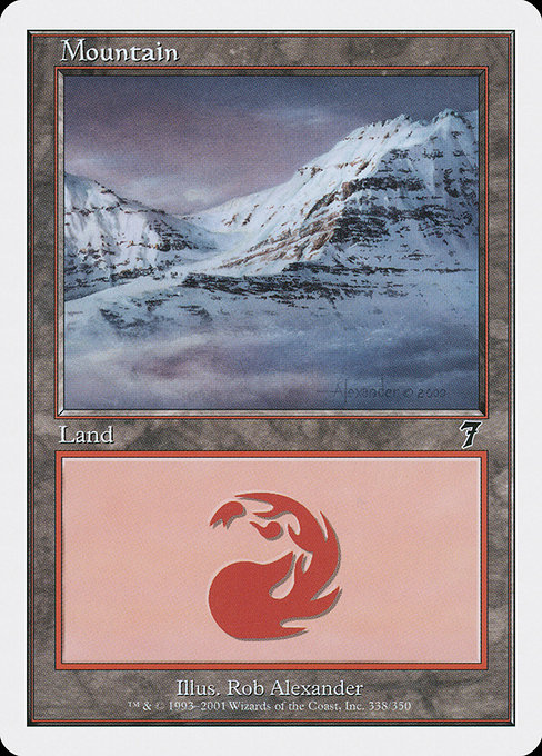 Mountain - Seventh Edition Common Card