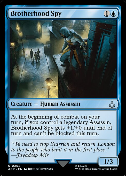 Brotherhood Spy - Assassin's Creed Uncommon Card