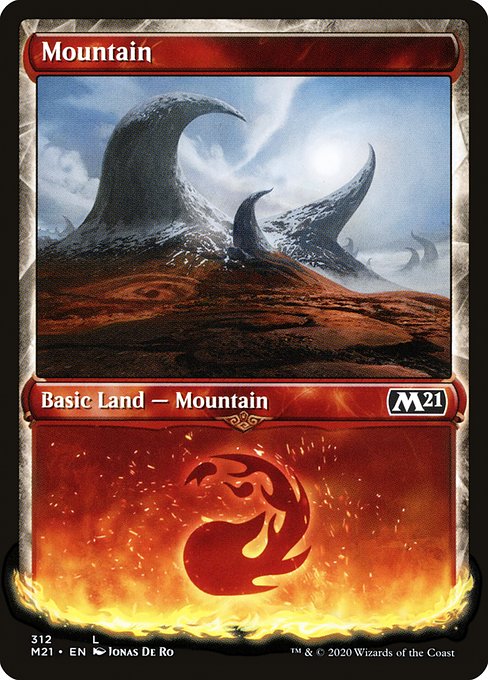 Mountain - Core Set 2021 Common Card