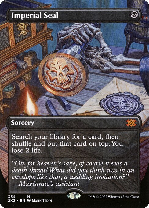 Imperial Seal - Double Masters 2022 Mythic Card