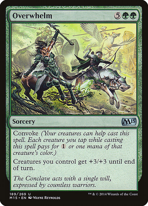Overwhelm - Magic 2015 Uncommon Card