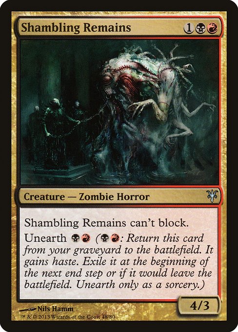 Shambling Remains - Duel Decks: Sorin vs. Tibalt Uncommon Card