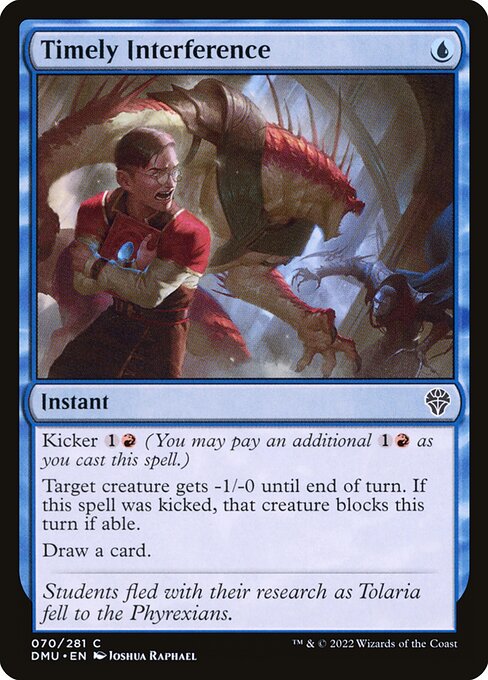 Timely Interference - Dominaria United Common Card