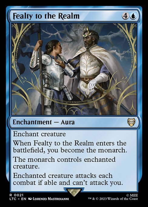 Fealty to the Realm - Tales of Middle-earth Commander Rare Card