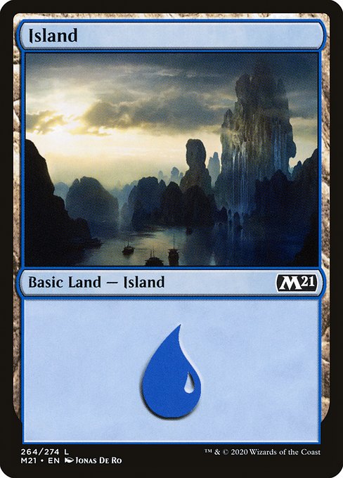 Island - Core Set 2021 Common Card