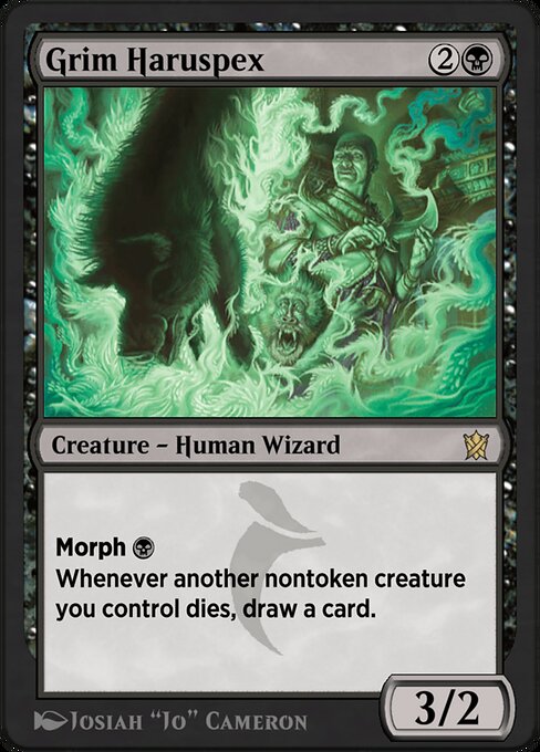 Grim Haruspex - Khans of Tarkir Rare Card
