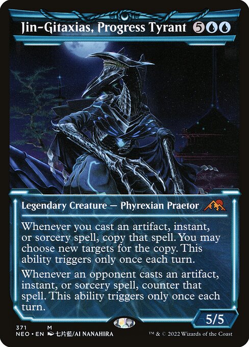 Jin-Gitaxias, Progress Tyrant - Kamigawa: Neon Dynasty Mythic Card