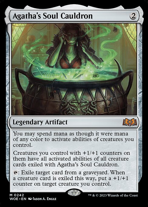 Agatha's Soul Cauldron - Wilds of Eldraine Mythic Card