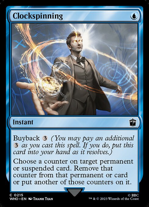 Clockspinning - Doctor Who Common Card
