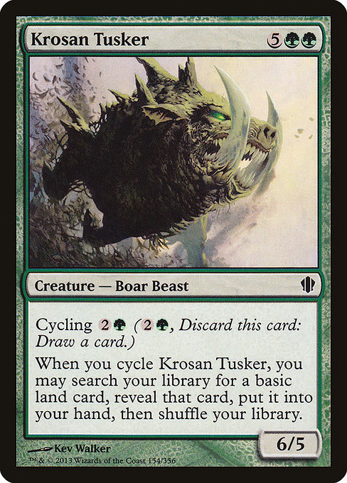 Krosan Tusker - Commander 2013 Common Card