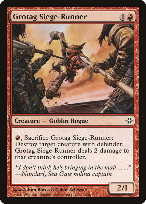 Grotag Siege-Runner - Rise of the Eldrazi Common Card