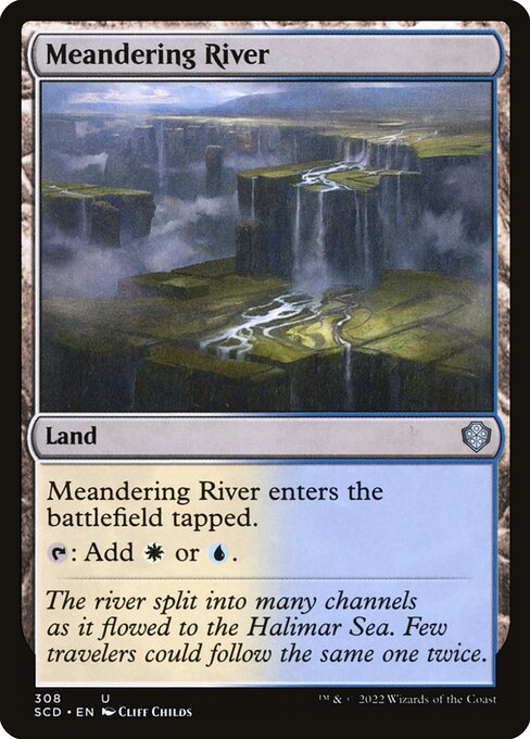 Meandering River - Starter Commander Decks Uncommon Card