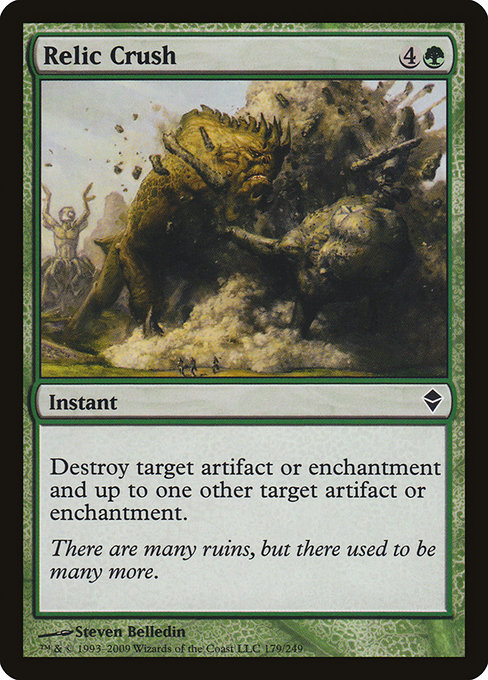 Relic Crush - Zendikar Common Card