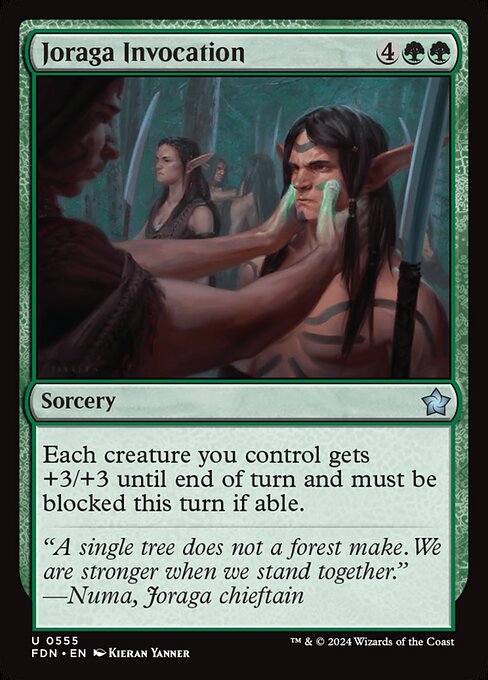 Joraga Invocation - Foundations Uncommon Card