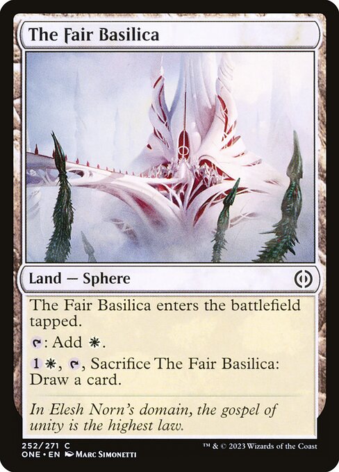 The Fair Basilica - Phyrexia: All Will Be One Common Card