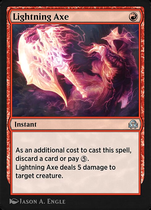Lightning Axe - Shadows over Innistrad Remastered Uncommon Card