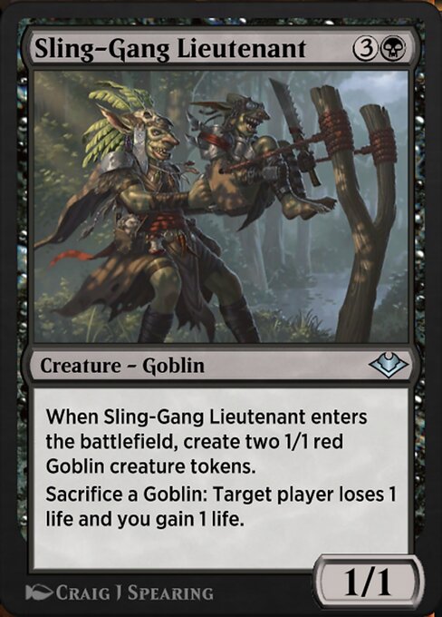 Sling-Gang Lieutenant - Jumpstart: Historic Horizons Uncommon Card