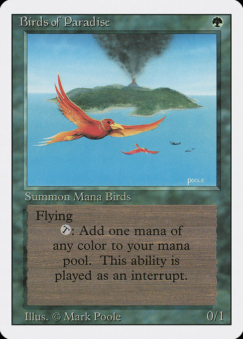 Birds of Paradise - Revised Edition Rare Card