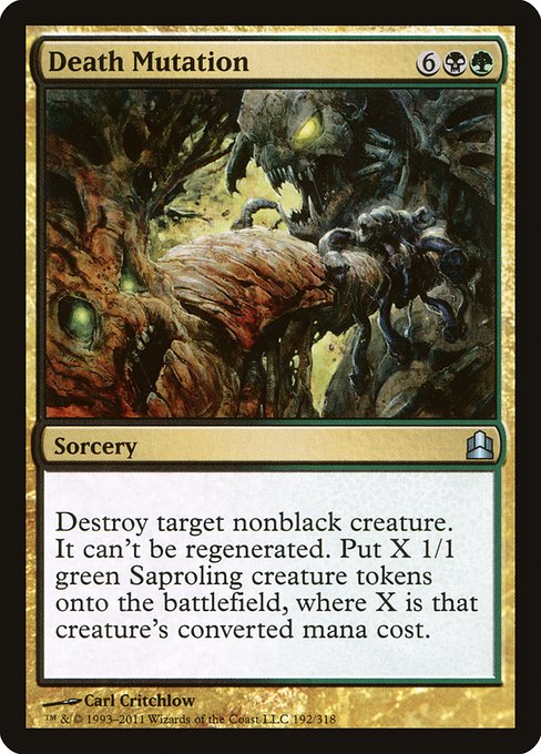 Death Mutation - Commander 2011 Uncommon Card