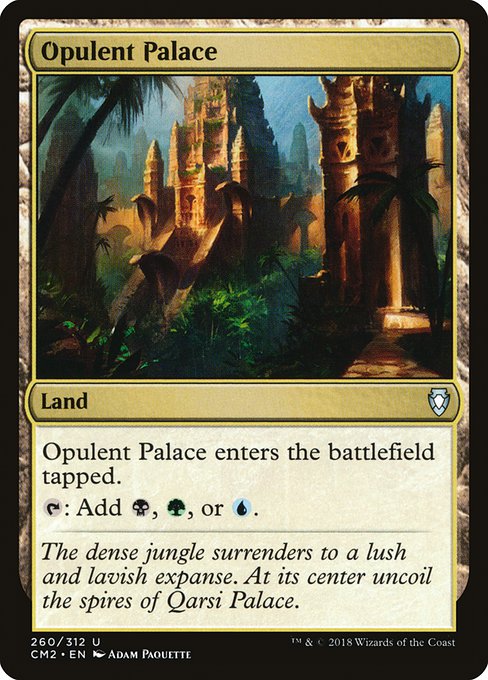 Opulent Palace - Commander Anthology Volume II Uncommon Card