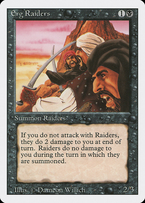 Erg Raiders - Revised Edition Common Card