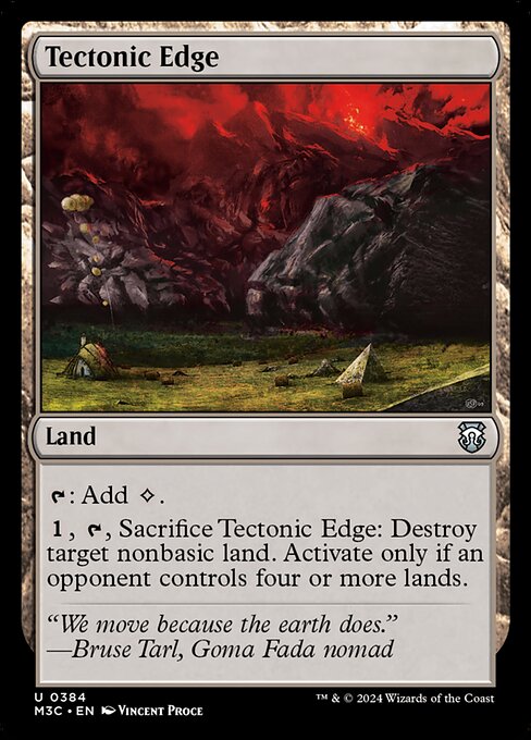 Tectonic Edge - Modern Horizons 3 Commander Uncommon Card