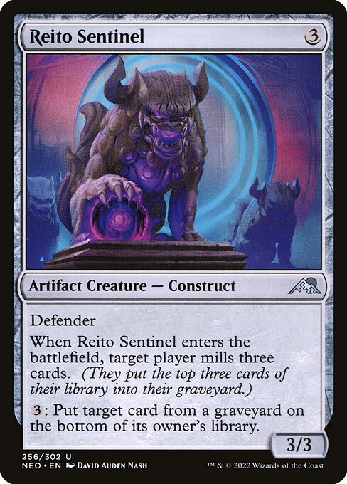 Reito Sentinel - Kamigawa: Neon Dynasty Uncommon Card