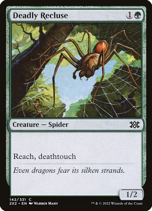 Deadly Recluse - Double Masters 2022 Common Card