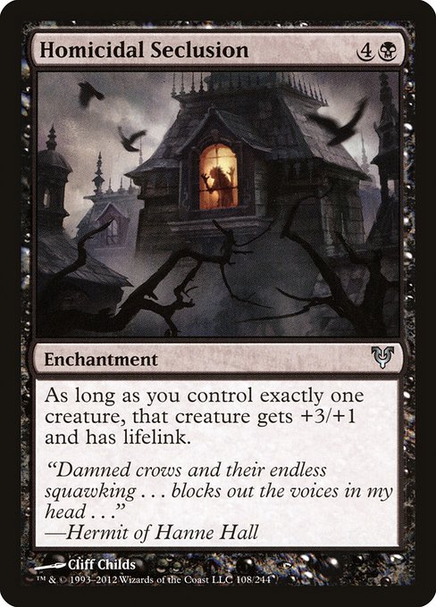 Homicidal Seclusion - Avacyn Restored Uncommon Card