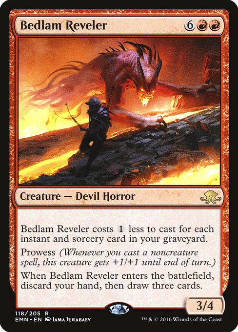 Bedlam Reveler - Eldritch Moon Rare Card