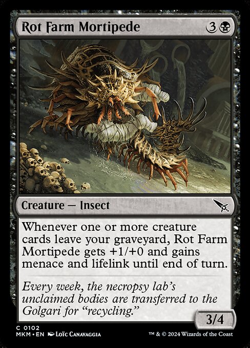 Rot Farm Mortipede - Murders at Karlov Manor Common Card