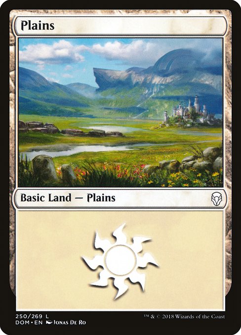 Plains - Dominaria Common Card