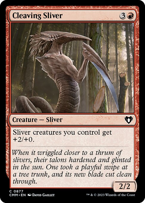 Cleaving Sliver - Commander Masters Common Card