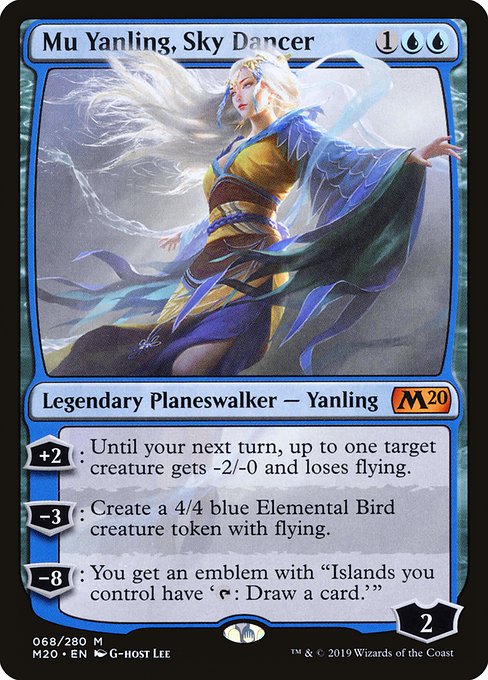 Mu Yanling, Sky Dancer - Core Set 2020 Mythic Card