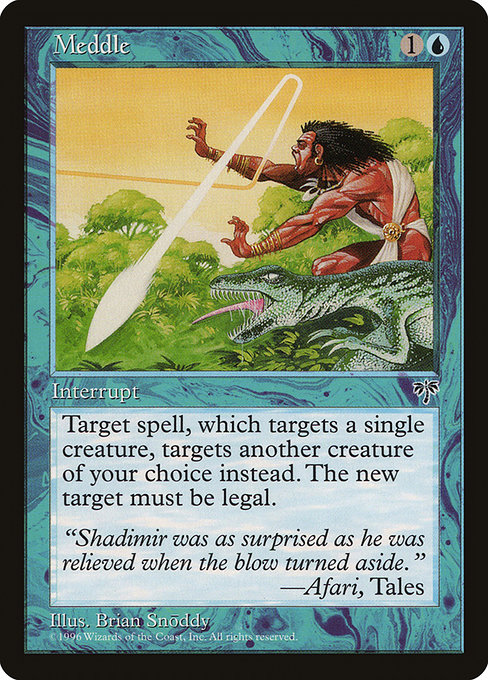 Meddle - Mirage Uncommon Card
