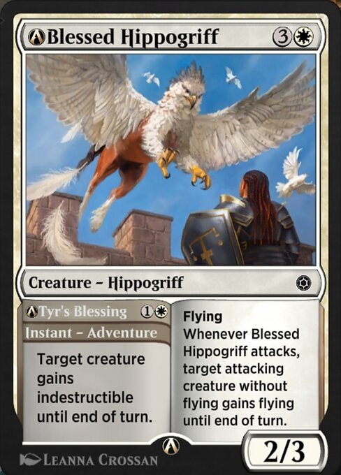 A-Blessed Hippogriff // A-Tyr's Blessing - Alchemy Horizons: Baldur's Gate Common Card