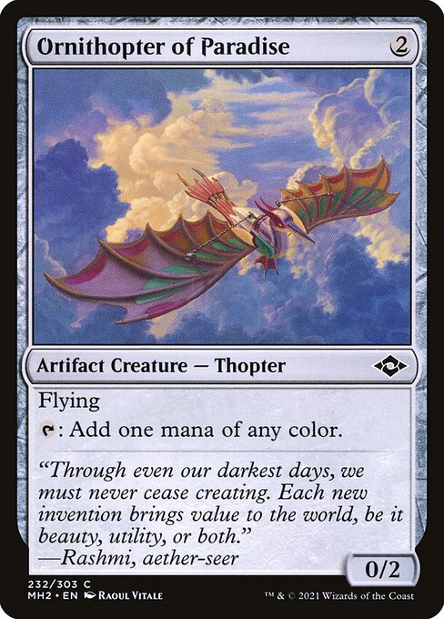 Ornithopter of Paradise - Modern Horizons 2 Common Card