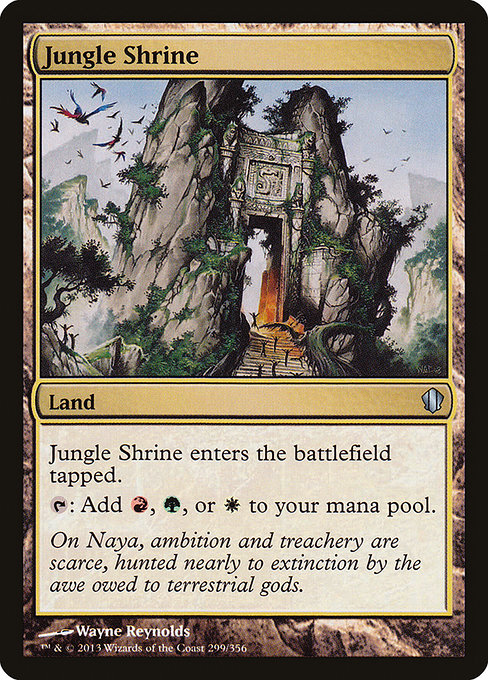 Jungle Shrine - Commander 2013 Uncommon Card