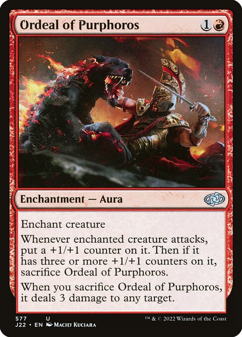 Ordeal of Purphoros - Jumpstart 2022 Uncommon Card