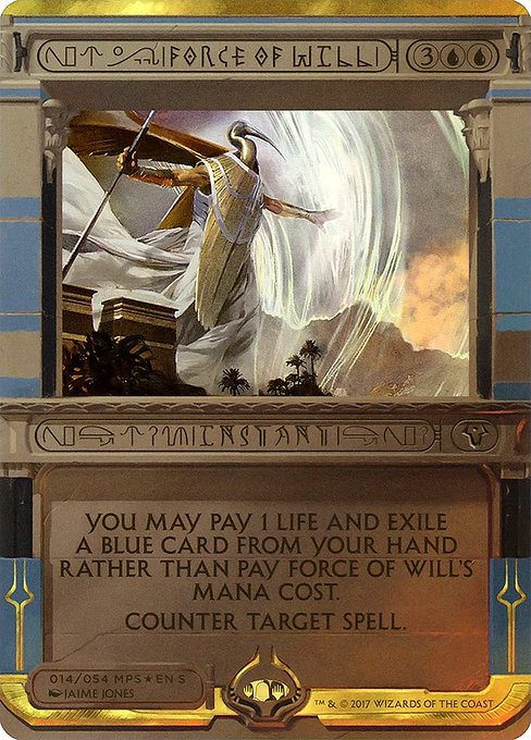 Force of Will - Amonkhet Invocations Special Card