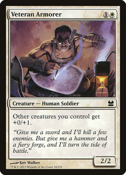 Veteran Armorer - Modern Masters Common Card