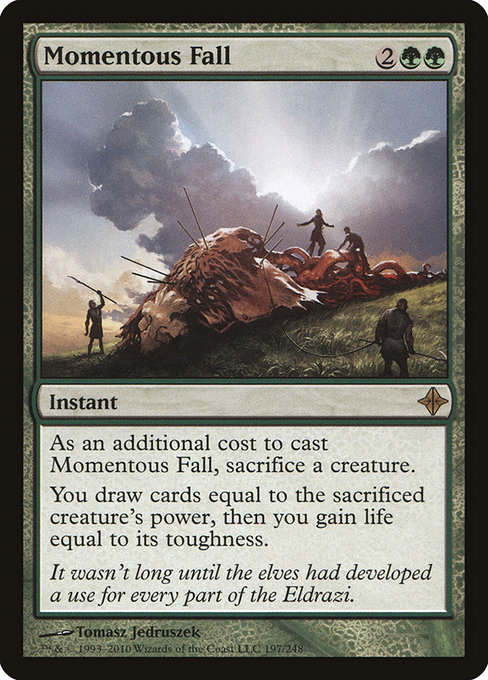 Momentous Fall - Rise of the Eldrazi Rare Card