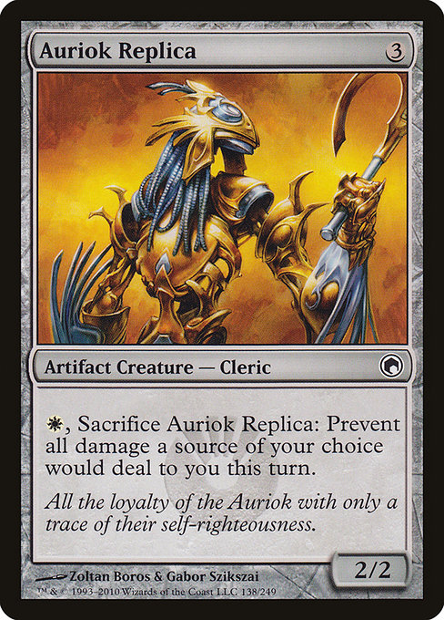 Auriok Replica - Scars of Mirrodin Common Card