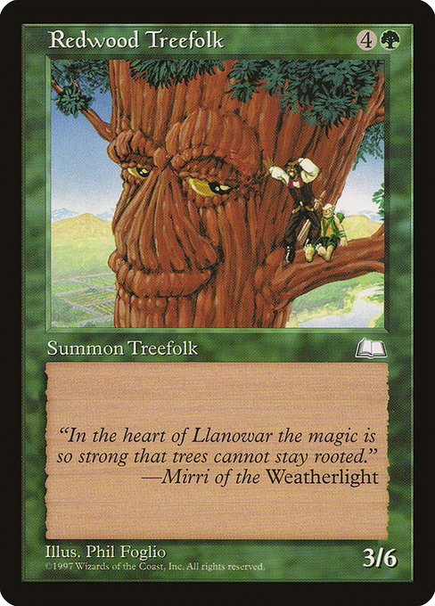 Redwood Treefolk - Weatherlight Common Card