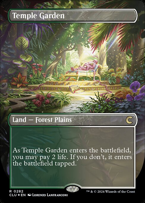 Temple Garden - Ravnica: Clue Edition Rare Card