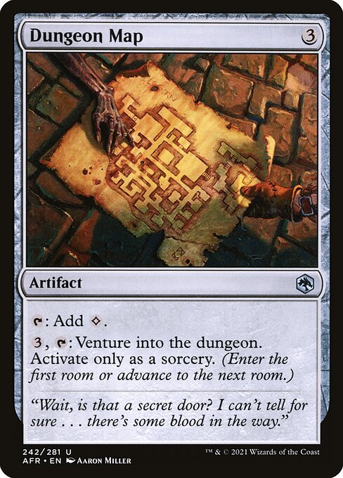 Dungeon Map - Adventures in the Forgotten Realms Uncommon Card
