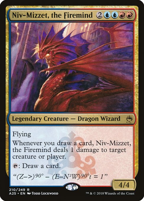 Niv-Mizzet, the Firemind - Masters 25 Rare Card